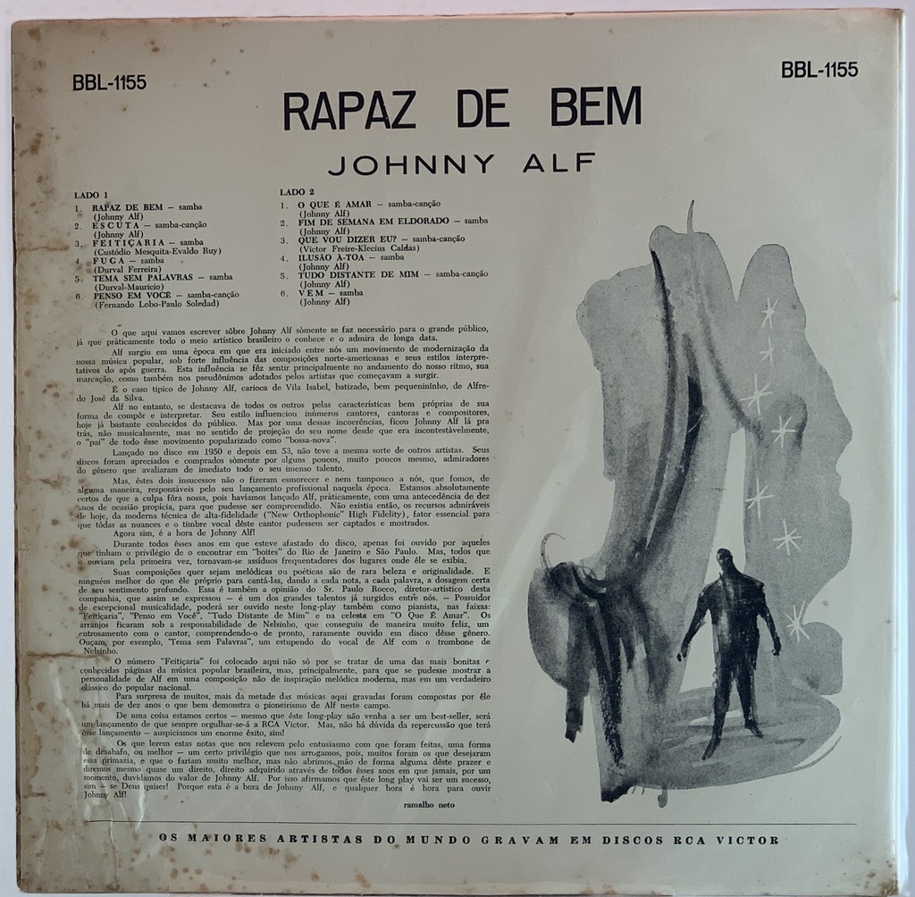 【中古】 Johnny Alf ジョニーアルフ / Rapaz De Bem Rapaz De Bem - YouTube